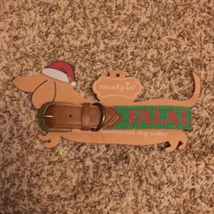 Festive Needle Point Dog Collar